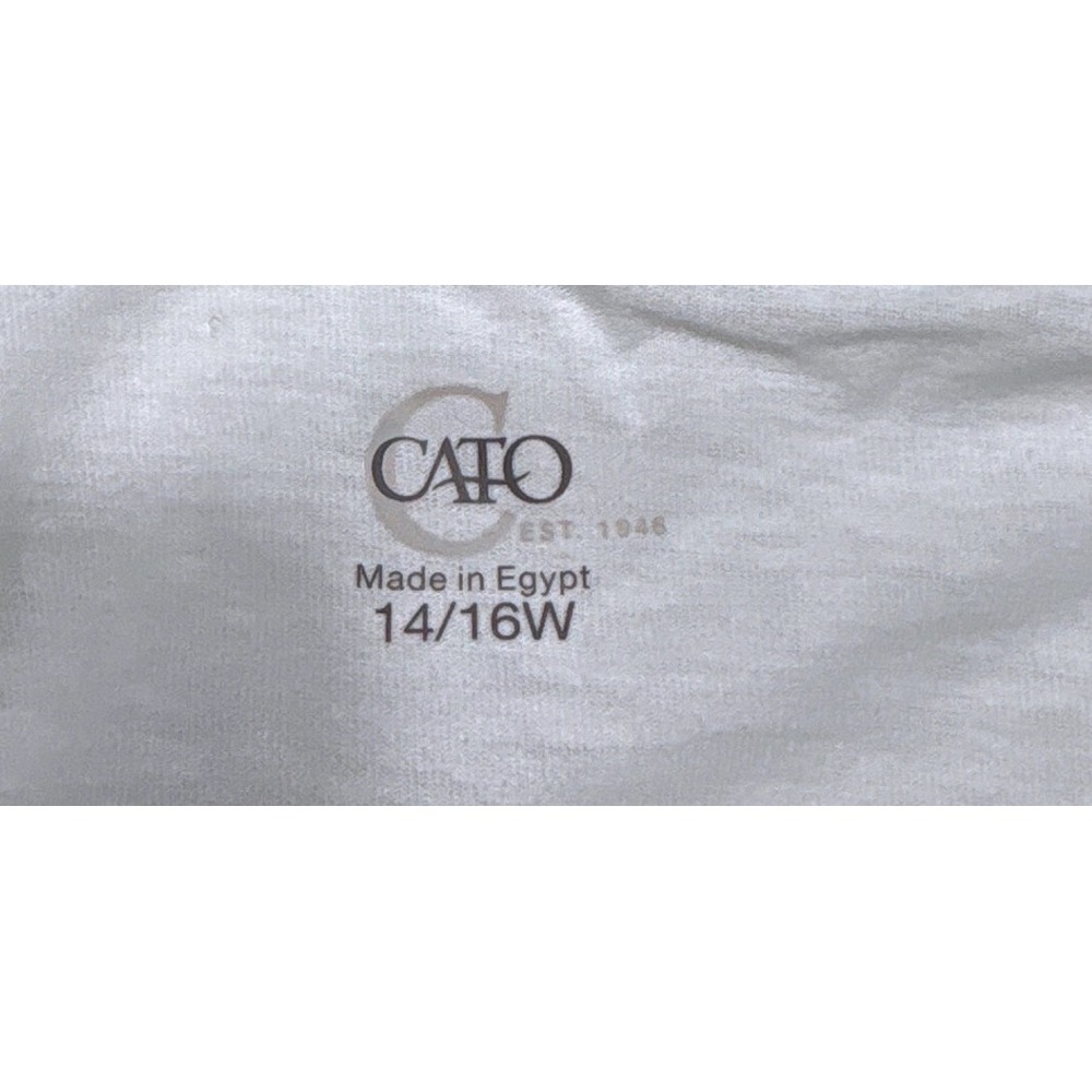 Cato Rodeo Star Graphic Ombre Fringe T-Shirt White Peach Kids Size 14/16W - Picture 3 of 4